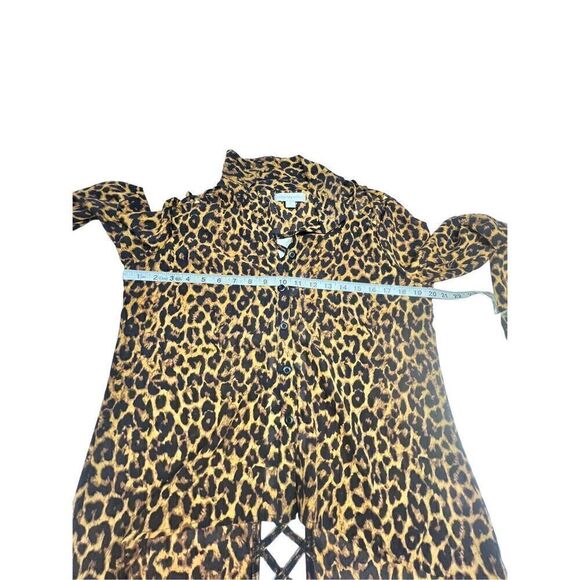 🔥5/20🔥Nicki Minaj Animal Print Blouse * High-Low * Blouse Sz M NWOT - Picture 6 of 11